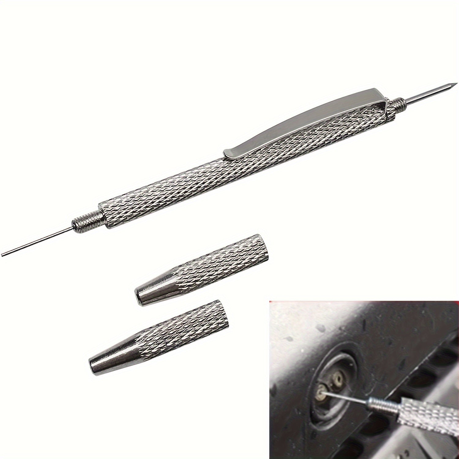 Portable Windshield Washer Nozzle Adjustment Tool, Durable 2-in-1 Cleaner