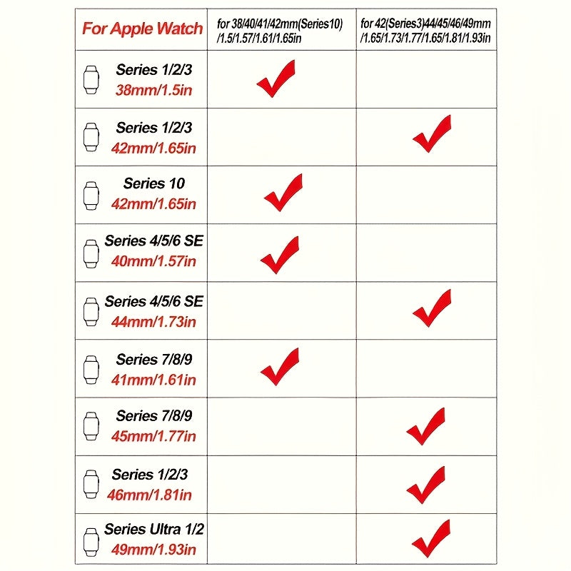 1 шт. Силиконовый ремешок для часов Apple Watch Ultra/SE/Series 1-10, дышащий спортивный ремешок с раскладной застежкой, совместимый с различными размерами - батарея не требуется.