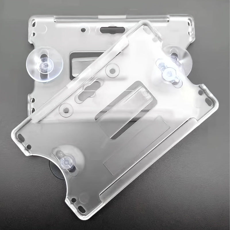 Car Windshield Card Holder Front Window RFID Security Gate Durable ID Organizer