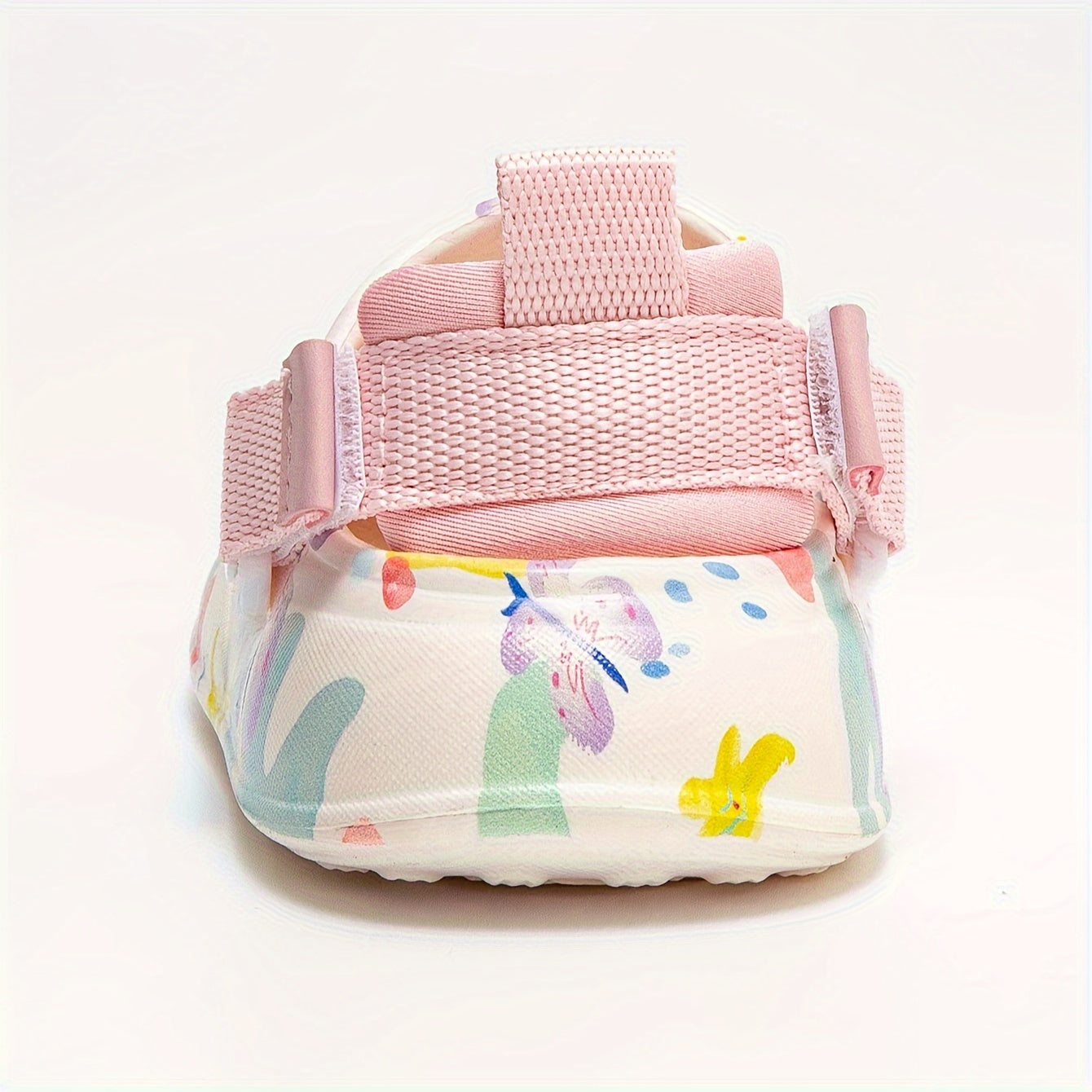 Kids Summer Sandals for Boys and Girls Non-Slip Quick-Dry EVA Flowers Low Top