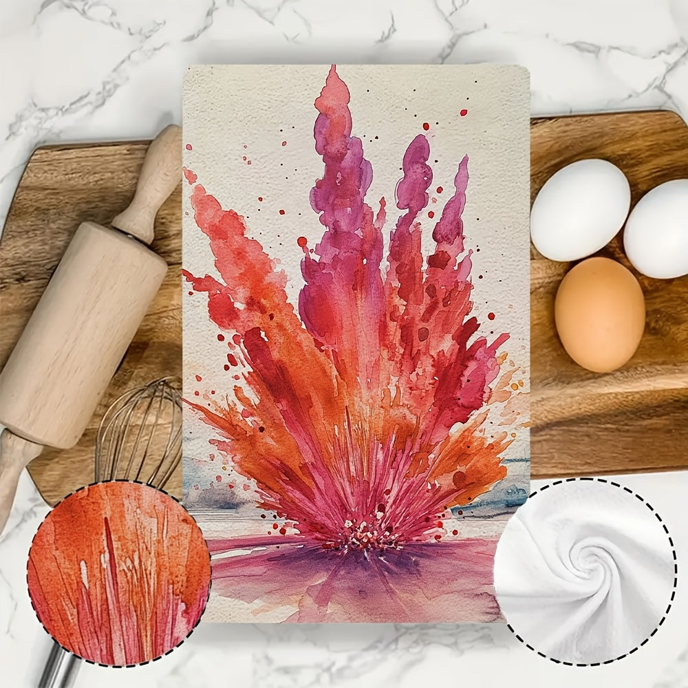 Valentine's Explosion Kitchen Towels Set 2 Ultra Soft Absorbent 40x60 cm