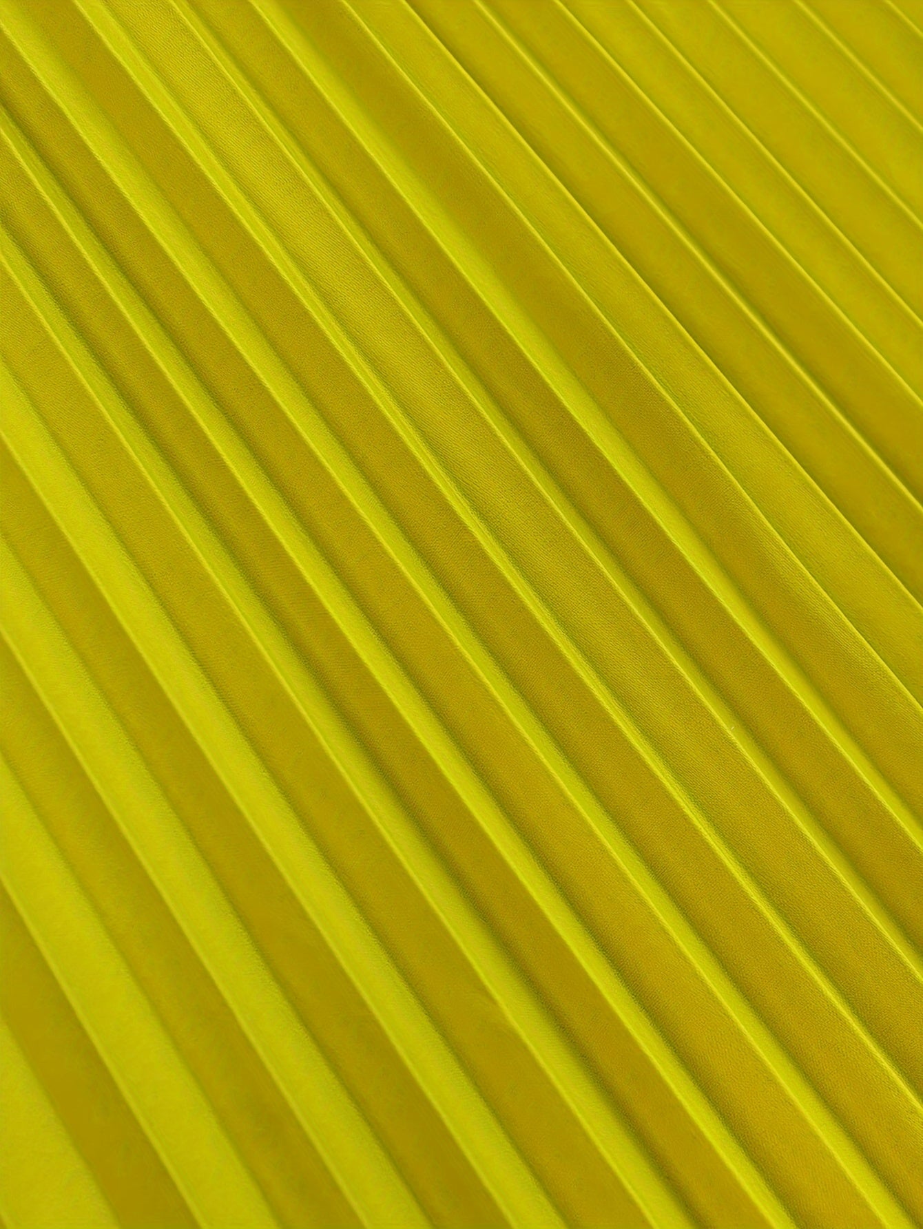 Plus o'lchamli bitta yengli pleated midi kiyim polyester elastan to'liq rangli kengaytirish barcha fasllar uchun mos