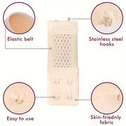 Set of 6 Elastic Bra Strap Extenders for Comfortable Fit Women’s Lingerie