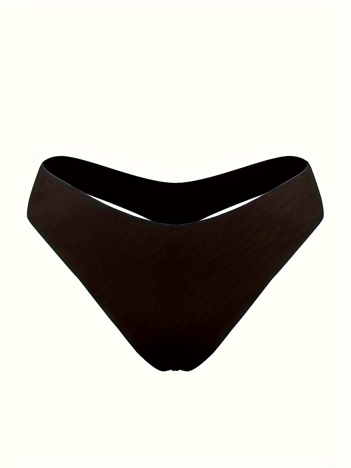 Plus Size ayollar uchun qora harfli yozuvli thong no show shlyapa ichki kiyim