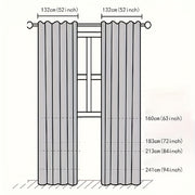 Blackout Sunshade Curtains with Floral Pattern for Living Room Bedroom Office