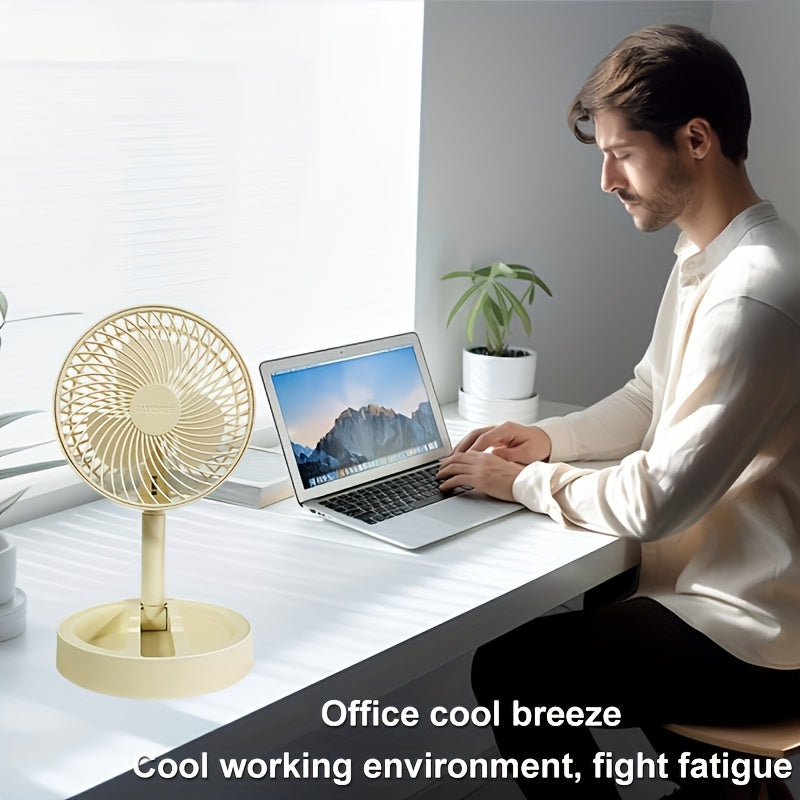 High-Speed USB Desk Fan for Home and Office Portable Battery-Free Cooling
