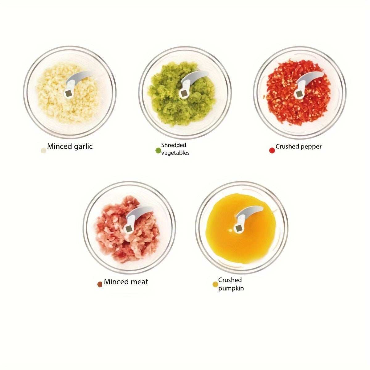 Manual Vegetable Chopper Garlic Press Grater Kitchen Tool Plastic Metal