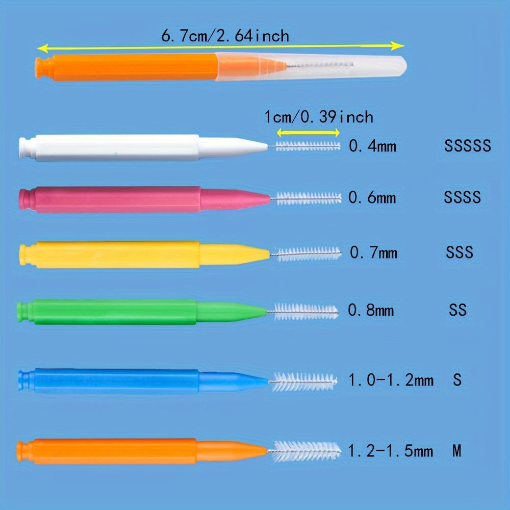 30 Pieces Interdental Brushes Deep Cleaning Dental Picks for Adults