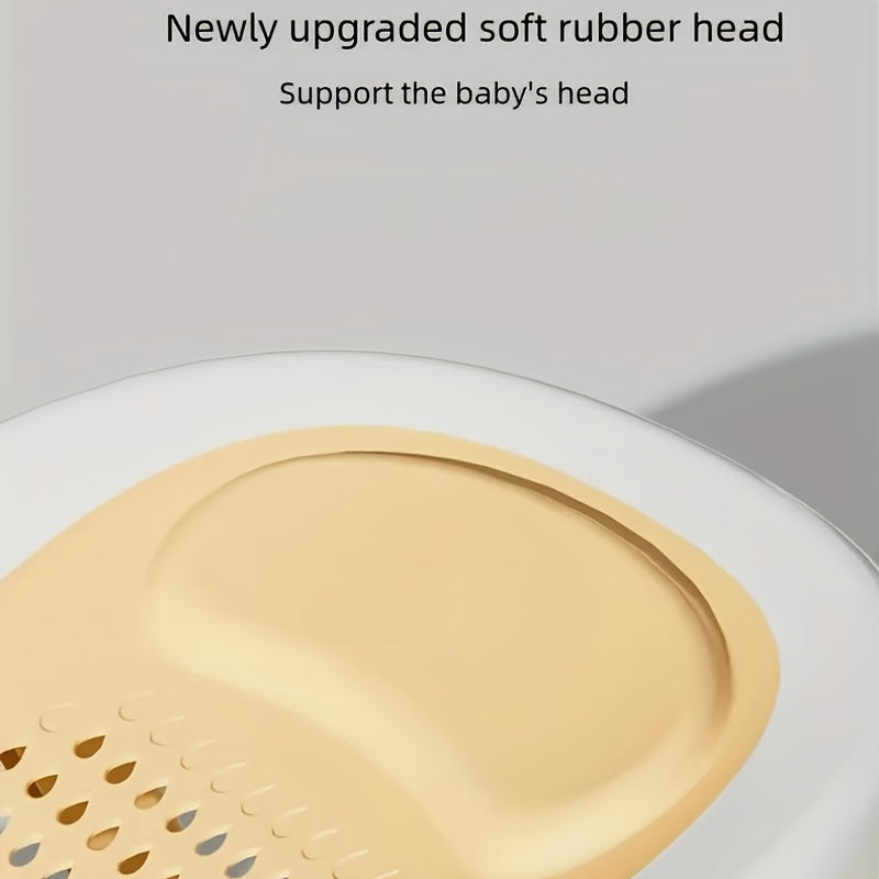 Foldable Baby Bath Seat for Infants 0-3 Years Non-Slip Cushion Portable Support