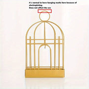 Metal Mosquito Coil Holder with Hanging Bird Cage Design for Indoor Outdoor Use