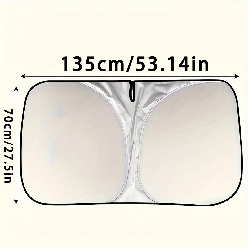 Универсальный складной солнцезащитный козырек для автомобиля седан и SUV теплоизоляция