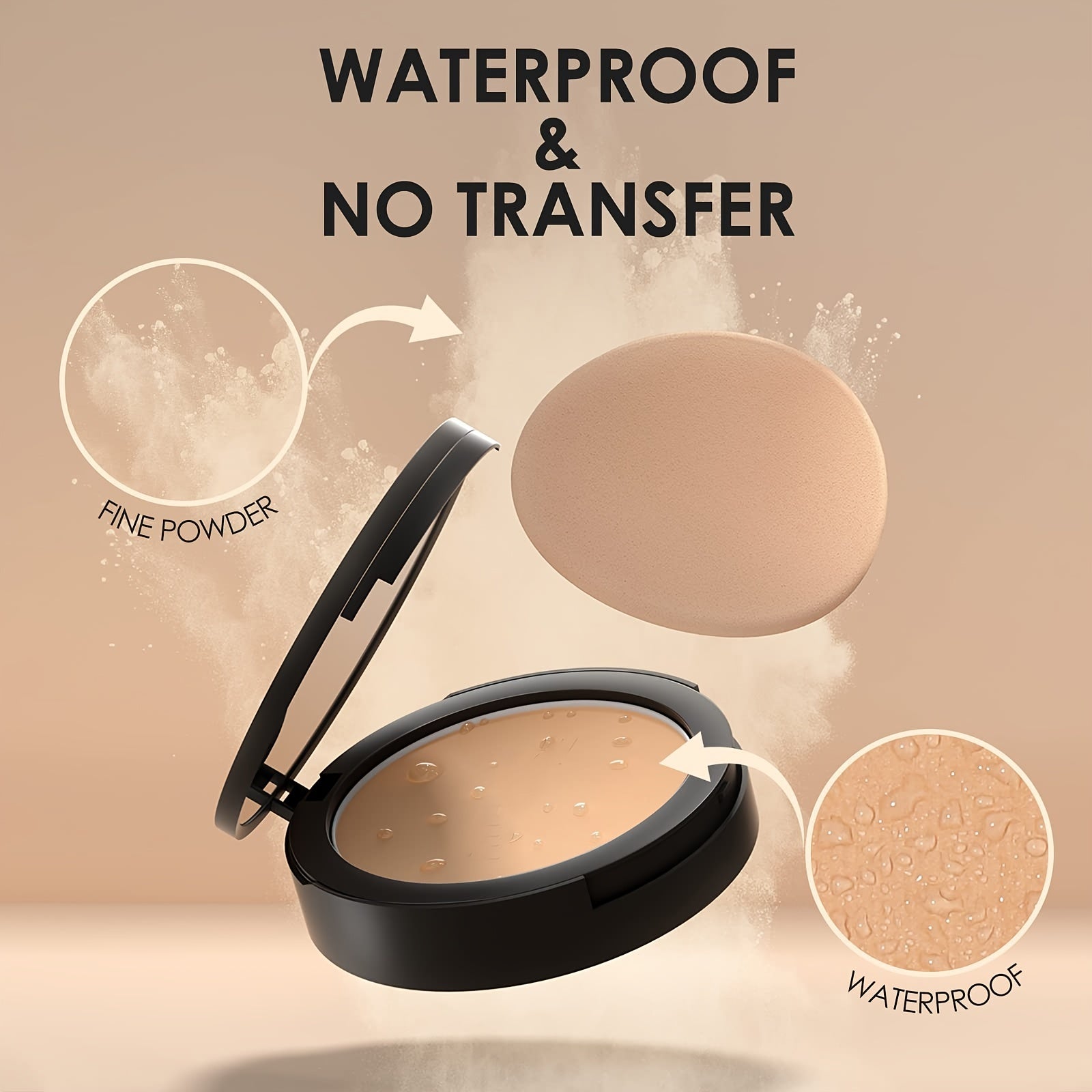 Women’s Matte Finish Pressed Powder for Flawless Skin and Shine Control