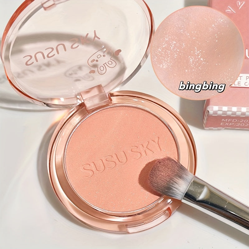 Women Monochrome Powder Blush Medium Coverage Natural Finish Pink Berry Red