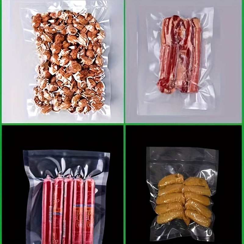 Uch xil o'lchamdagi, jami 150 ta vakuum paketlari: 15.24cm x 20.32cm, 20.32cm x 25.4cm va 25.4cm x 30.48cm.