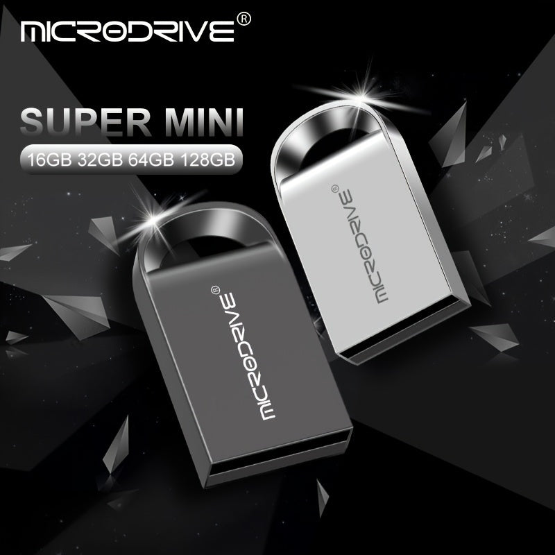 Mini USB Flash Drive with Key Ring 4GB to 128GB Portable Storage Creative Gift