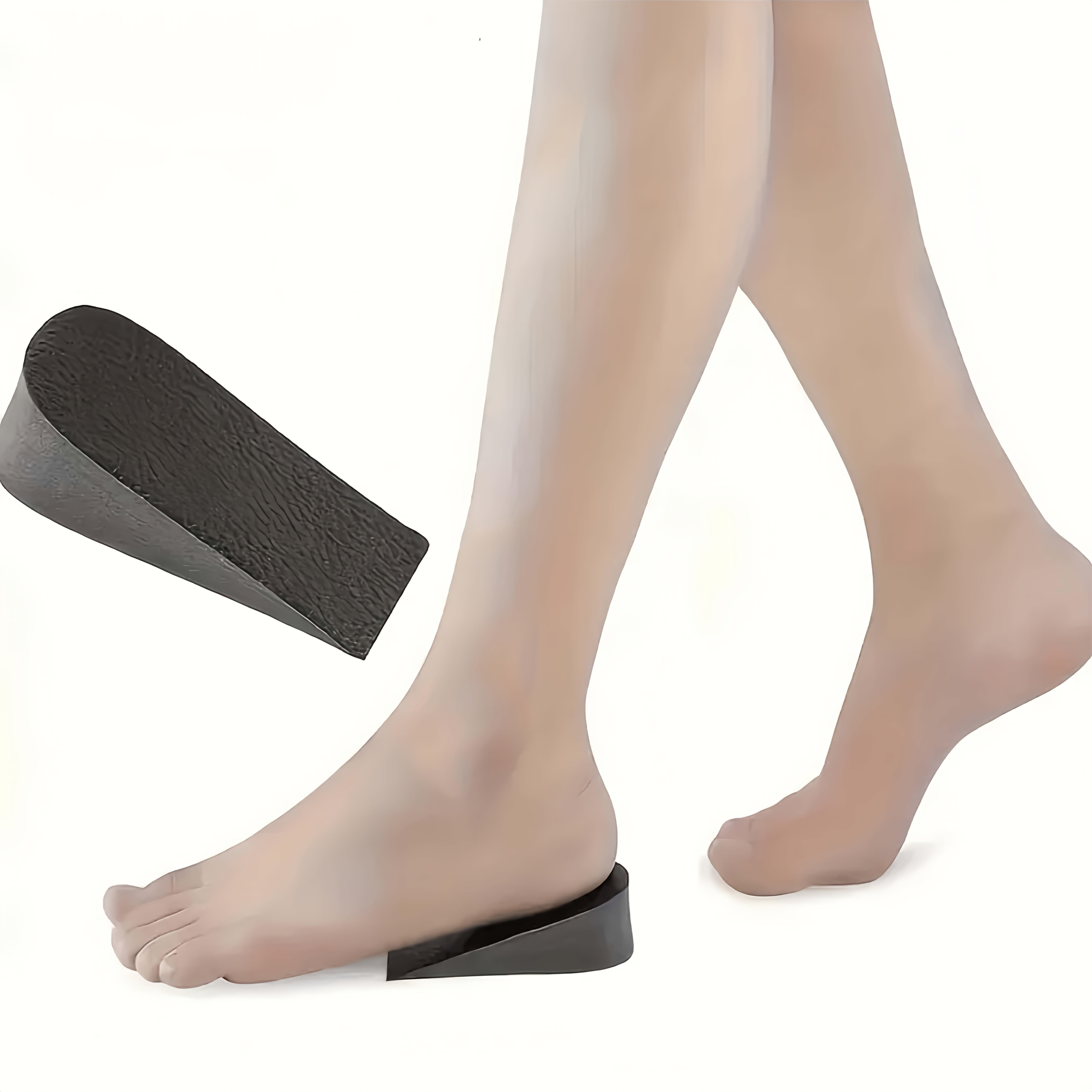 Unisex kulrang EVA faux teri balandlik oshiruvchi poyabzal uchun tizzali tagliklar