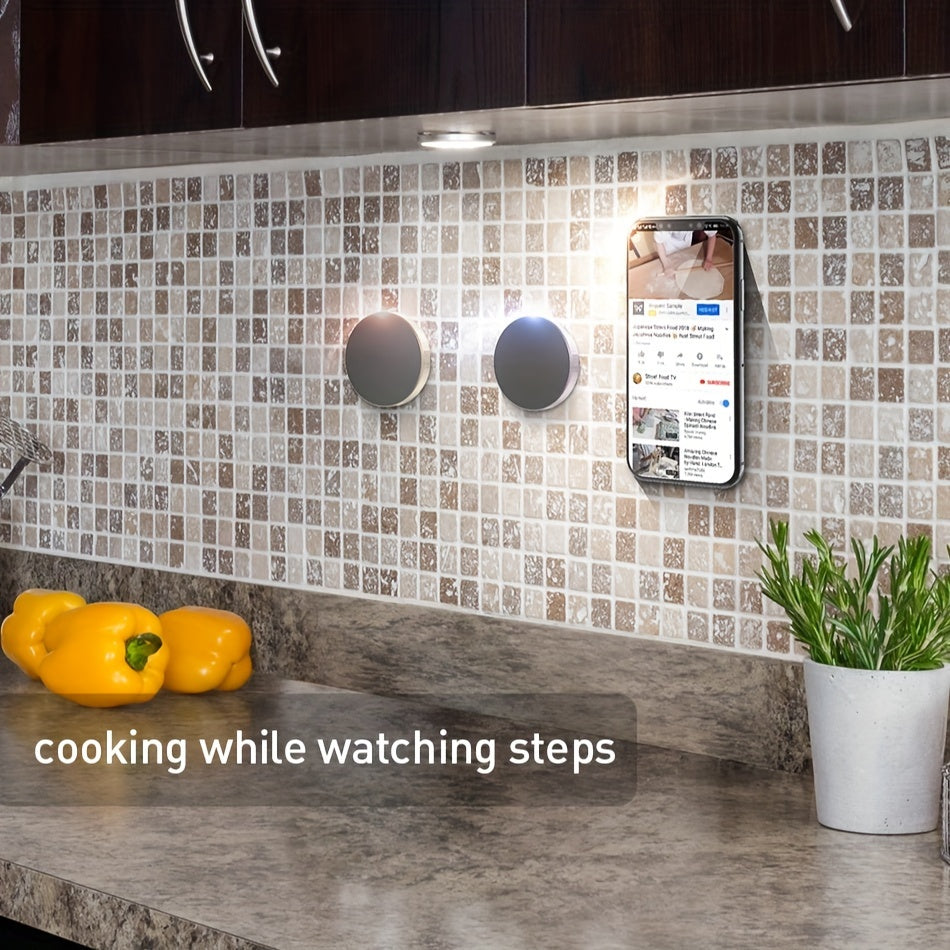 Magnetic Car Phone Holder With Sticky Dashboard Mount for Smartphones