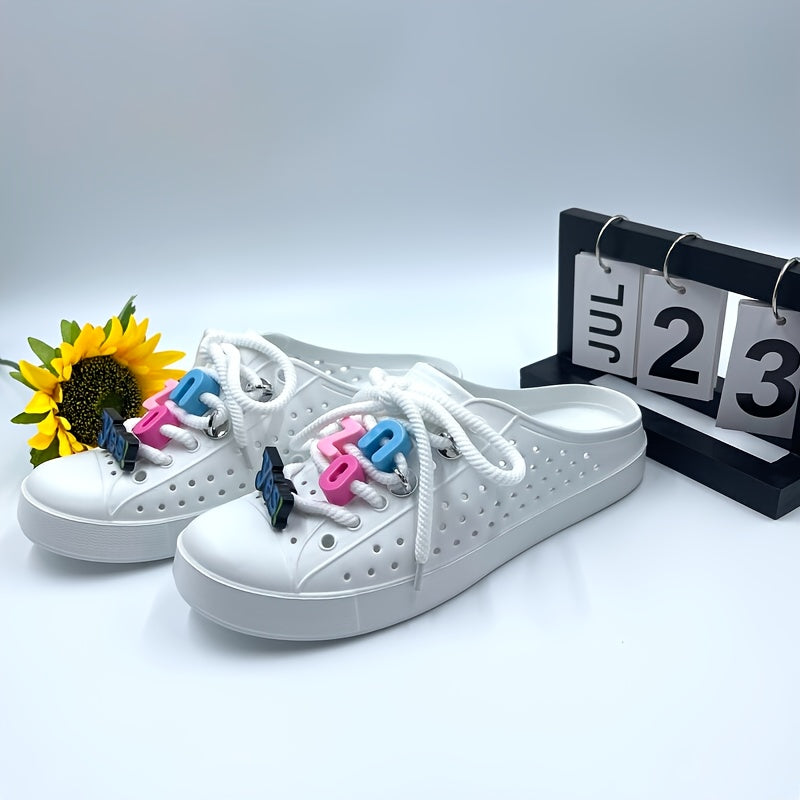 Women's Slip-On Clogs Breathable EVA Flat Shoes for Indoor Outdoor Use