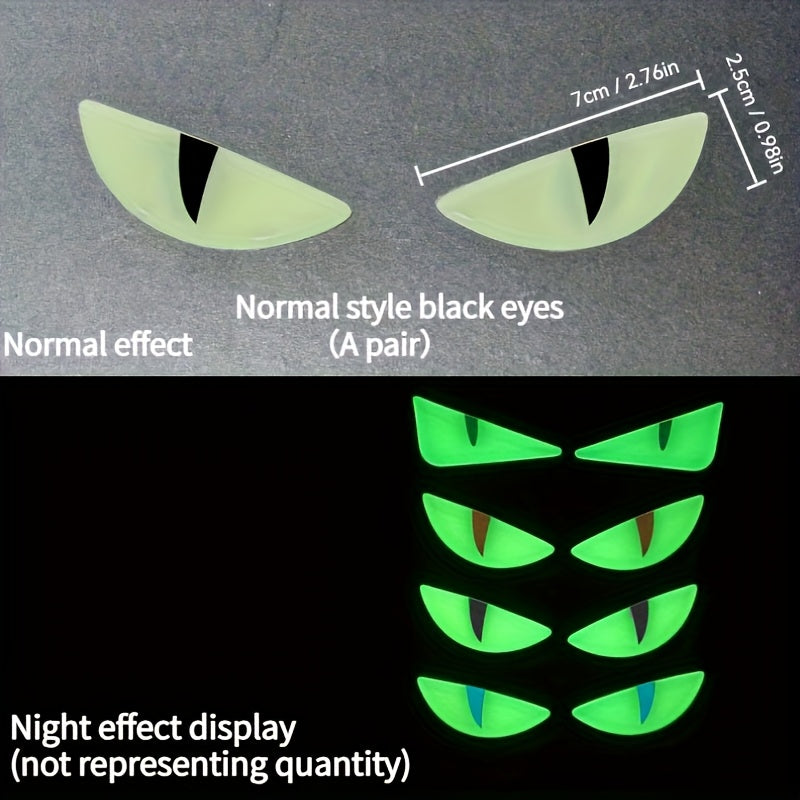 3D светящаяся резиновая наклейка на мотоцикл и автомобиль, ослепительный маленький дьявол, внешняя отделка