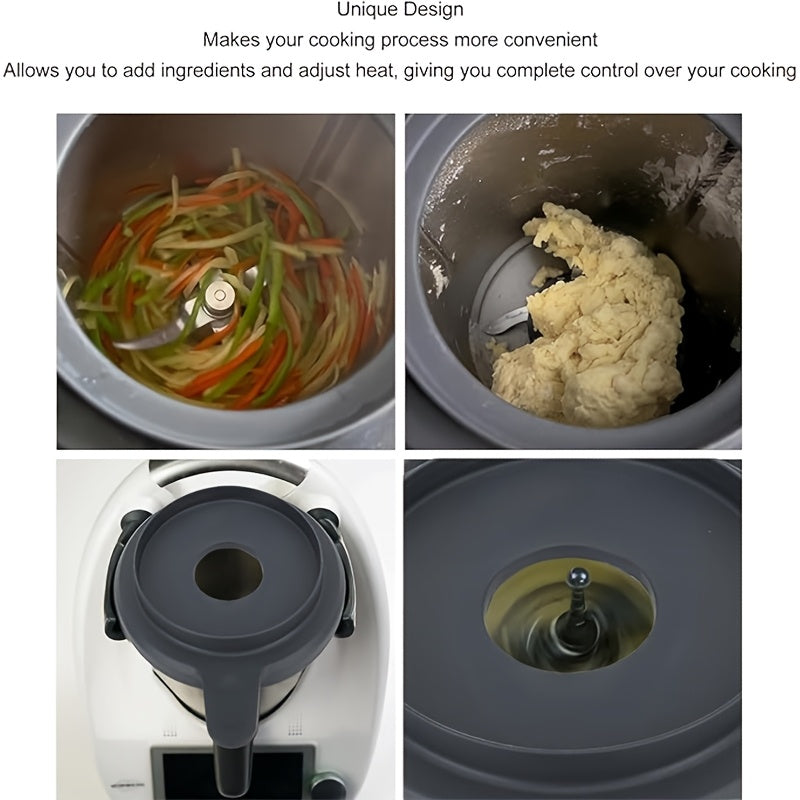 Leak-Proof Mixing Bowl Lid for TM5 TM6 Food-Safe Silicone and Nylon Cover