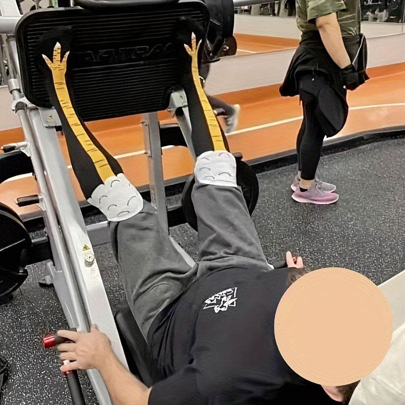 Funny Chicken Claw Socks for Men and Women Summer Gym Cartoon Knit Polyester 1 or 2 Pairs