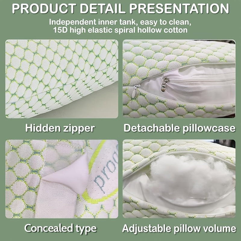 Maternity Pillow Full Body Support U-Shape Adjustable Soft Polyester Pregnancy Cushion