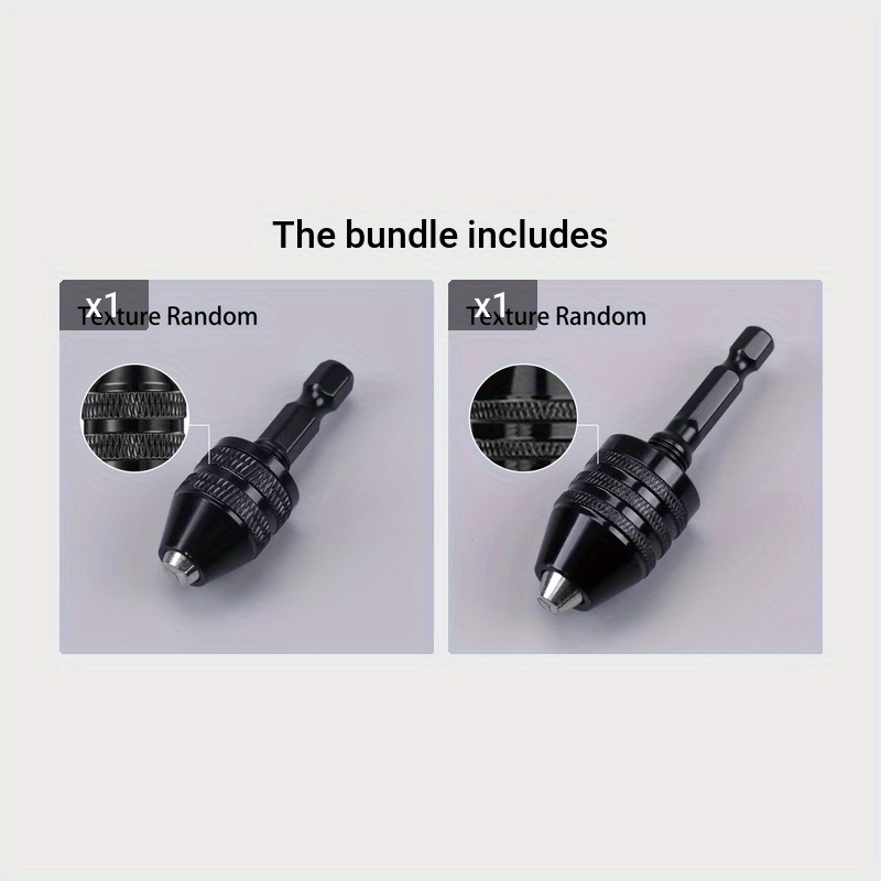 Universal 3-Jaw Keyless Drill Chuck Adapter for Electric Drills