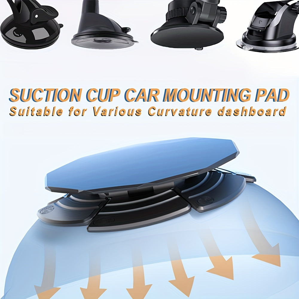 Car Dashboard Adhesive Mounting Disc Heat-Resistant 8cm Suction Cup Sticker