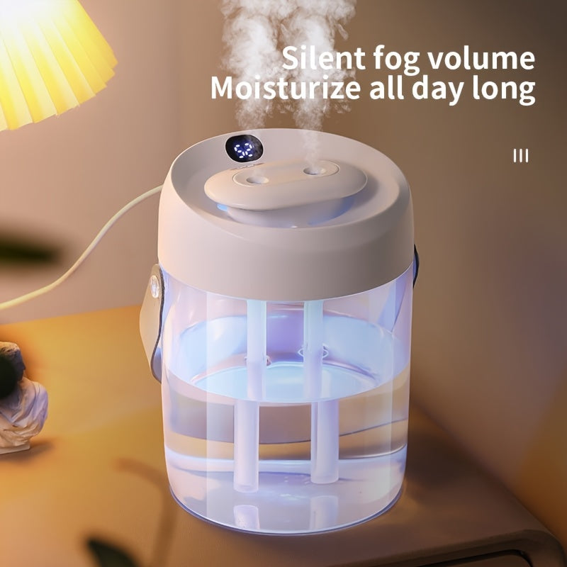 Quiet Soundwave 2L USB Humidifier with Night Light for Bedroom Nursery