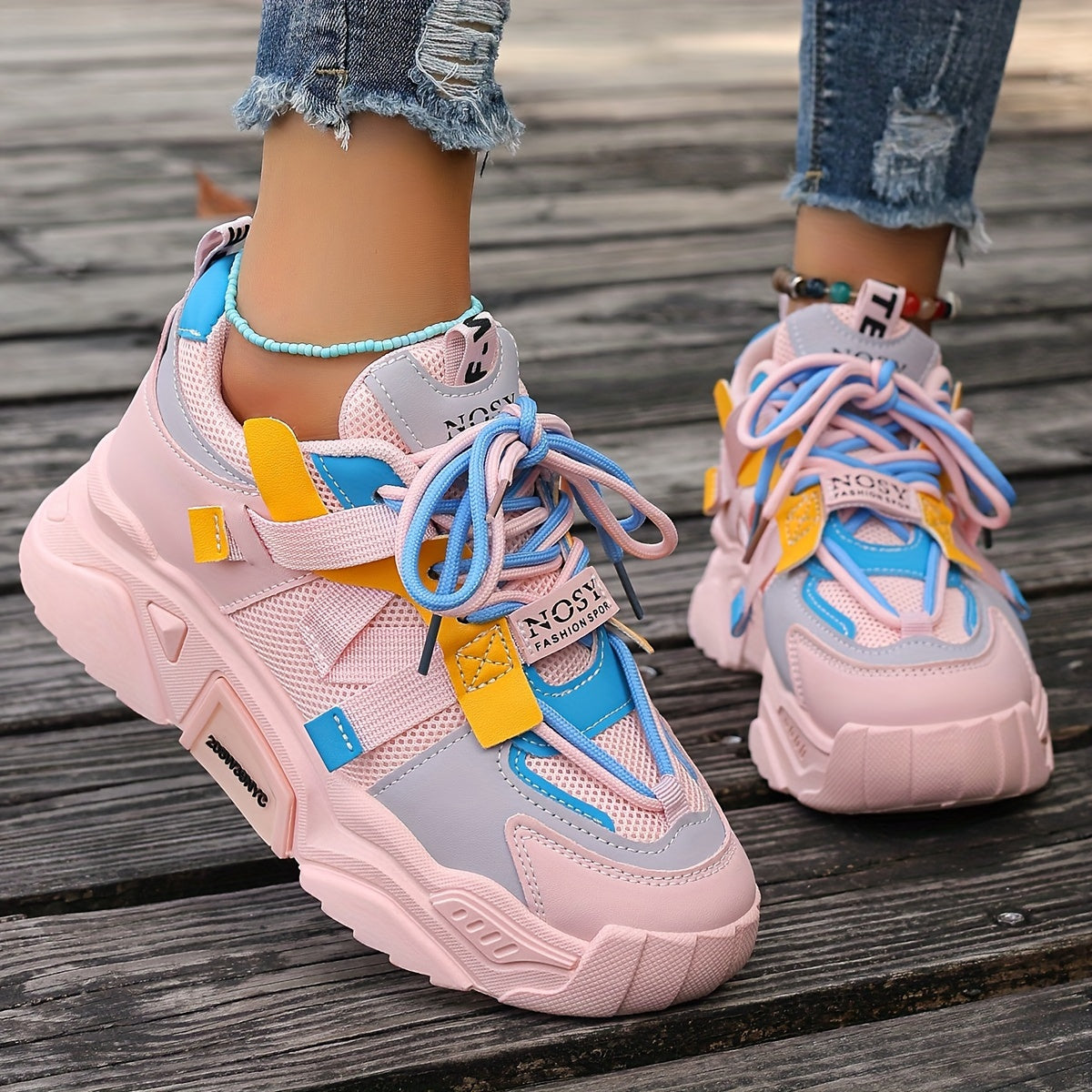 Women's Casual Mesh Sneakers Lightweight Breathable Non-slip Shoes