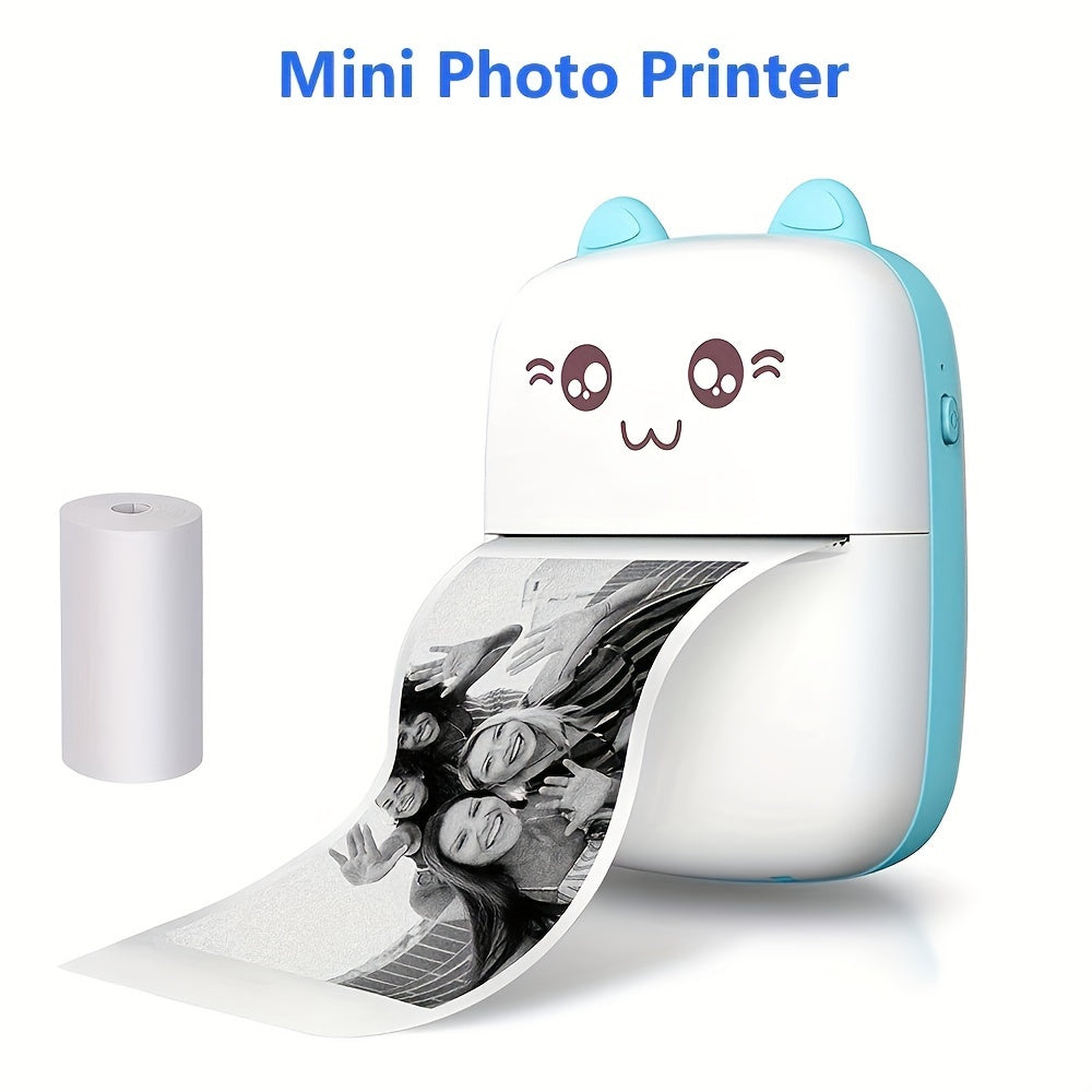 Portable Wireless Thermal Printer for Photos and Memos with App Connectivity