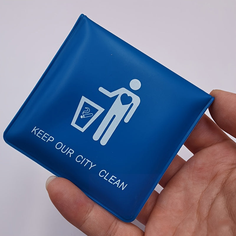 Portable Ashtray for Outdoors, Cigarette Storage Bag, Travel Accessory