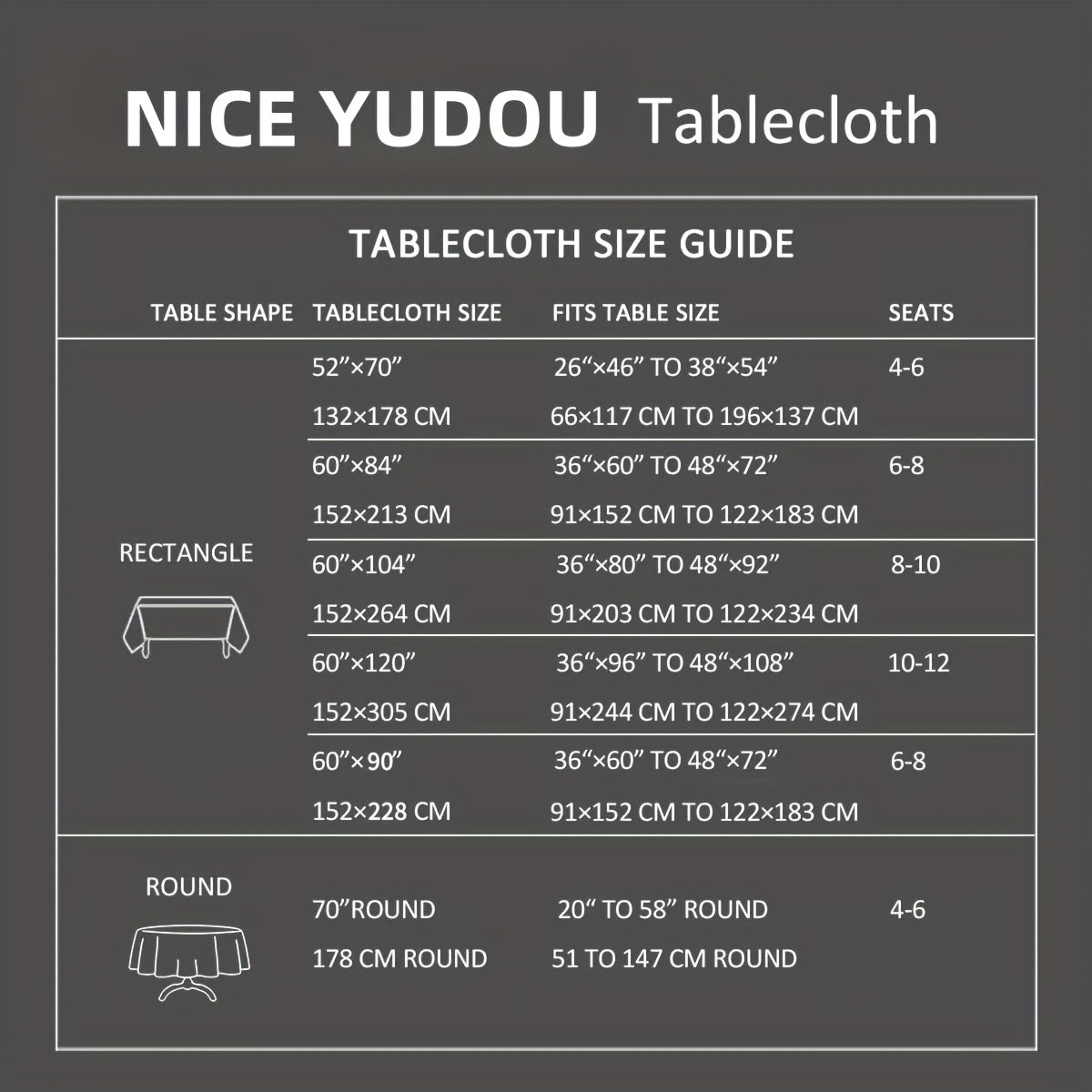 Polyester Floral Pattern Waterproof Oil-Proof Tablecloth for Picnic and Home Decor