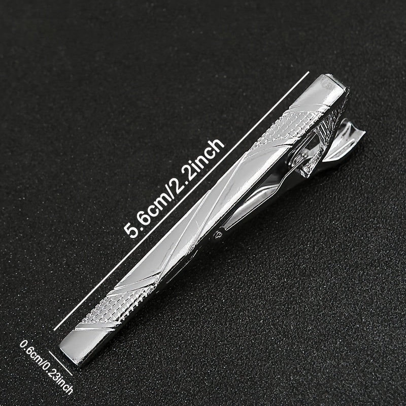 Set of 2 Men's Striped Ties 3.15in Various Colors for Weddings Interviews Work