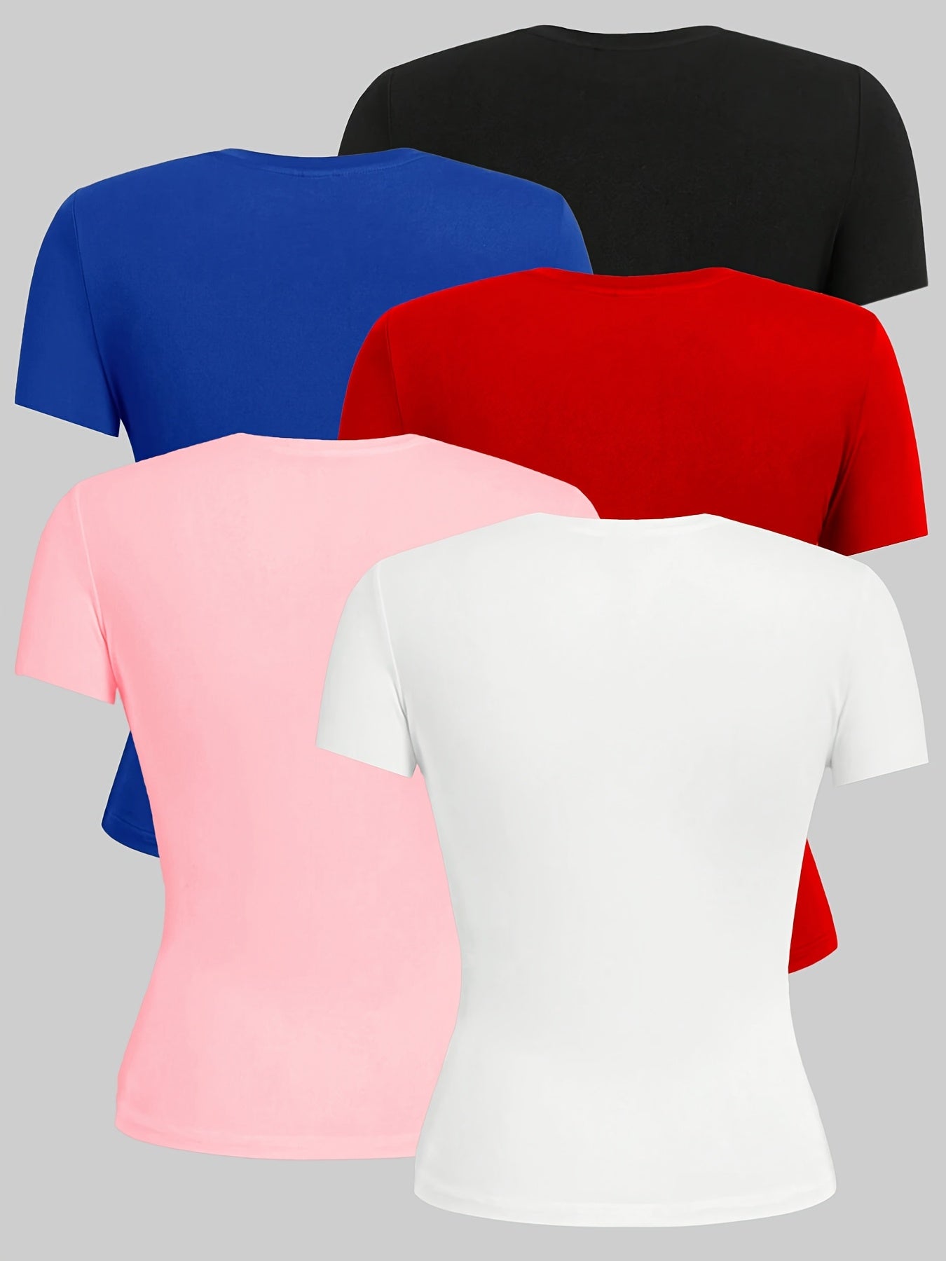 Women’s Plus Size Short Sleeve T-Shirts Breathable Cotton Summer Tops