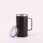 Stainless Steel Coffee Mug 24oz Vacuum Insulated with Lid and Handle