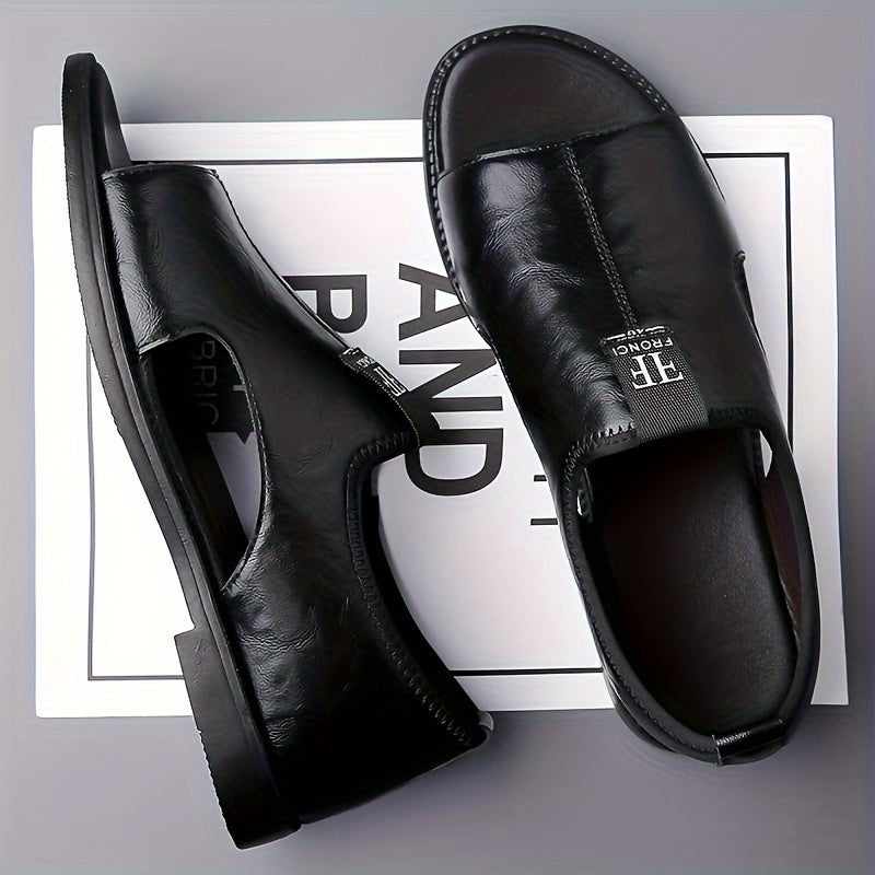 Erkaklar uchun kundalik kiyish va ochiq havoda faoliyatlar uchun tasodifiy slip-on sandallar, bahor/yaz kolleksiyasi