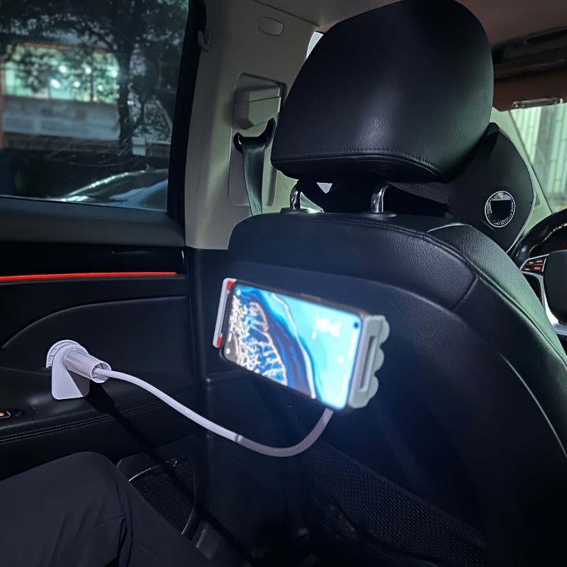 Adjustable Bedside Phone and Tablet Holder Wall Mount ABS Gooseneck