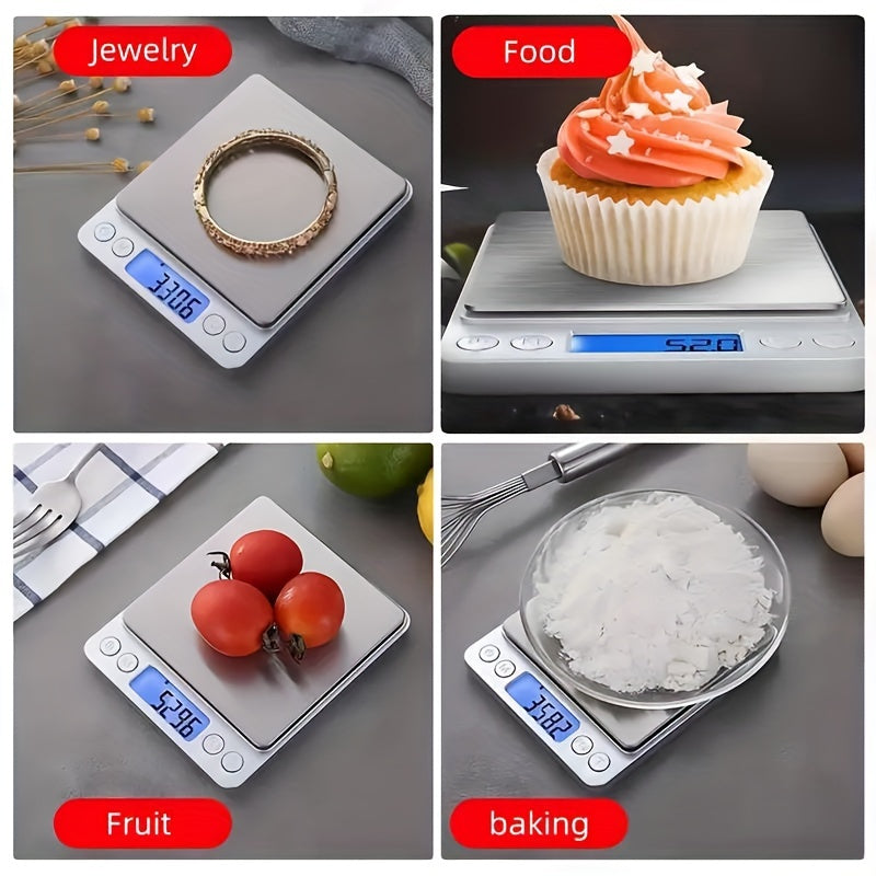 Digital Stainless Steel Kitchen Scale for Cooking Baking and Weight Loss Tracking