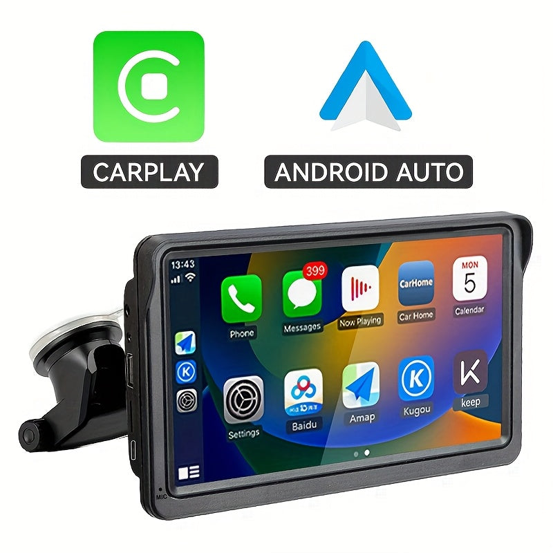 7-Inch Car Multimedia Stereo Touch Screen Android Auto CarPlay Universal