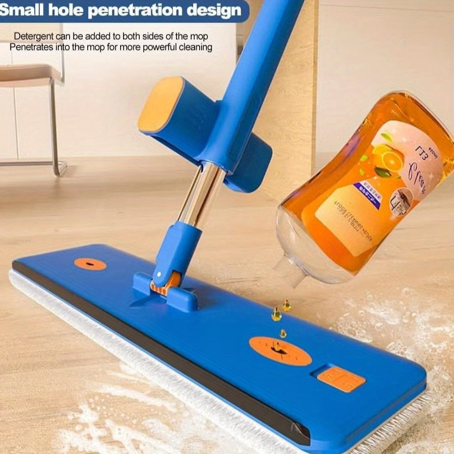 Hands-Free 360° Rotating Microfiber Mop and Bucket Set for Pet Hair Removal