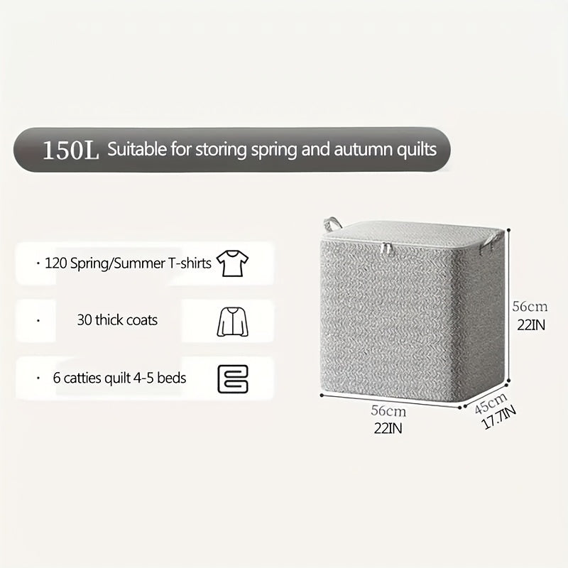 Large Extra Large Wardrobe Storage Bag with Zipper for Clothes and Quilts Durable Washable Dustproof