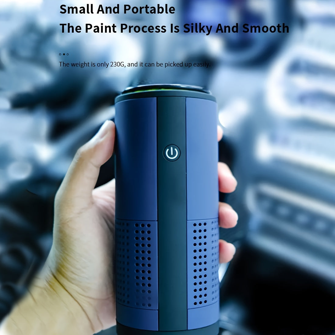 Portable HEPA Air Purifier with Battery and USB Power for Travel and Home