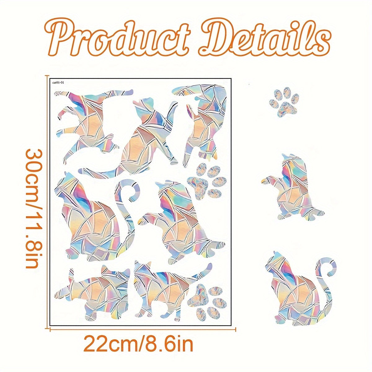 Colorful Rainbow Prism Butterfly Suncatcher Window Stickers Electrostatic Glass Decals