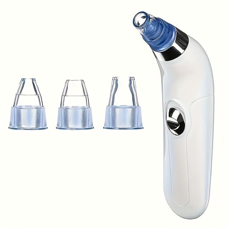 Electric Blackhead Remover with Four Suction Heads for Pore Cleansing