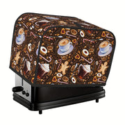 Toaster Cover for 2-4 Slice Toasters Dust-Resistant Machine Washable Top Hook