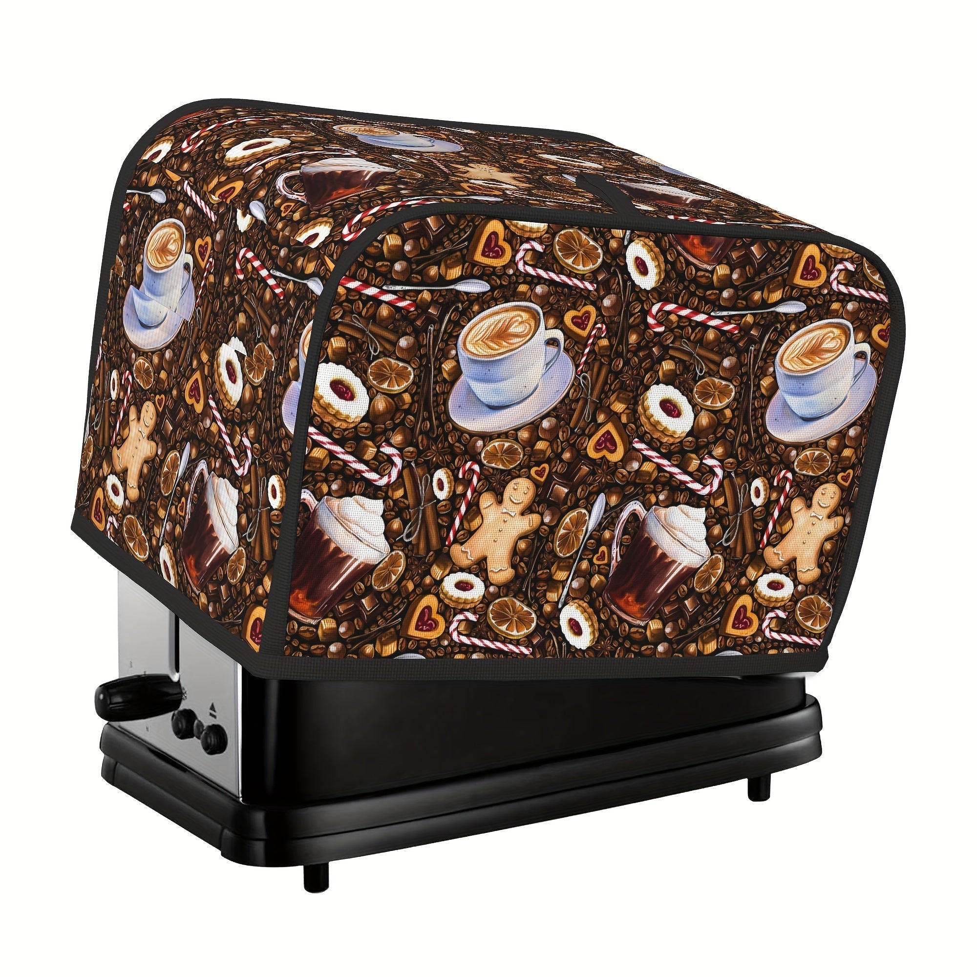 Toaster Cover for 2-4 Slice Toasters Dust-Resistant Machine Washable Top Hook