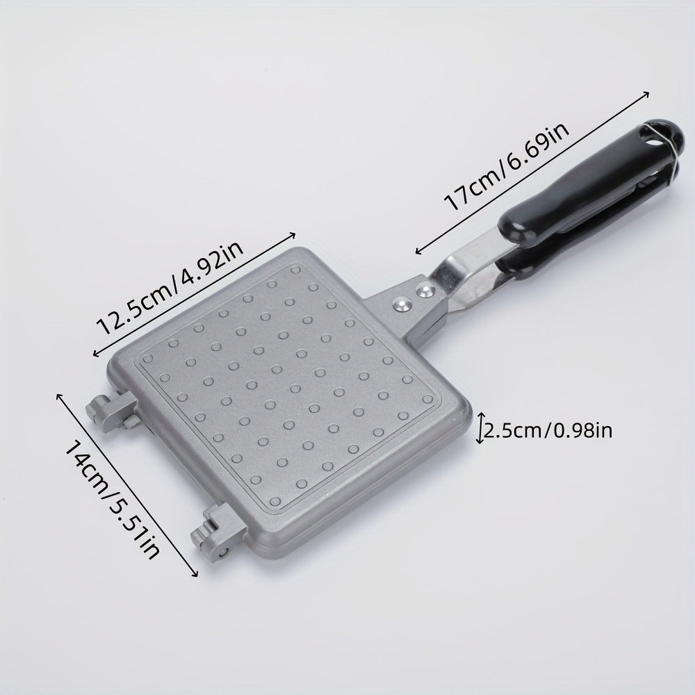 Avtomatik chekka yopish va ikki tomonlama toster pan bilan Non-Stick kvadrat vafli tayyorlagich, alyuminiy plaid muffin skileti. Oson tozalash uchun olib tashlanadigan qutilar. Uy sharoitida foydalanish uchun ideal va mos keladi