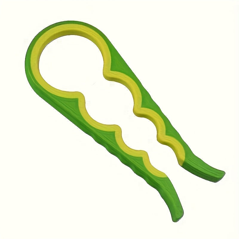 Easy-Grip Jar Opener for Seniors Durable Plastic Blue Black Kitchen Gadget