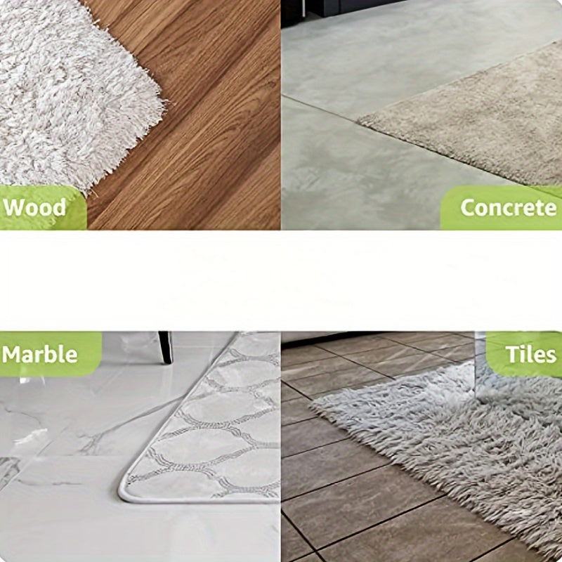 8-Piece Triangular Rug Grippers Non-Slip Pads for Hardwood Floors